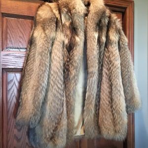 Authentic Raccoon Fur Coat